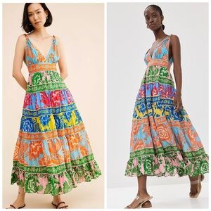 FARM Rio Multicolor Floral Maxi Dress